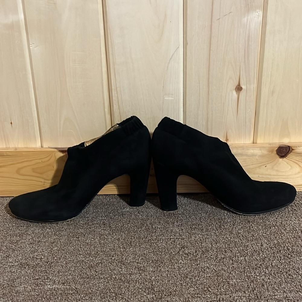 Sam‎ Edelman Black Suede Simone Ankle Boots Size 9M - Picture 3 of 7